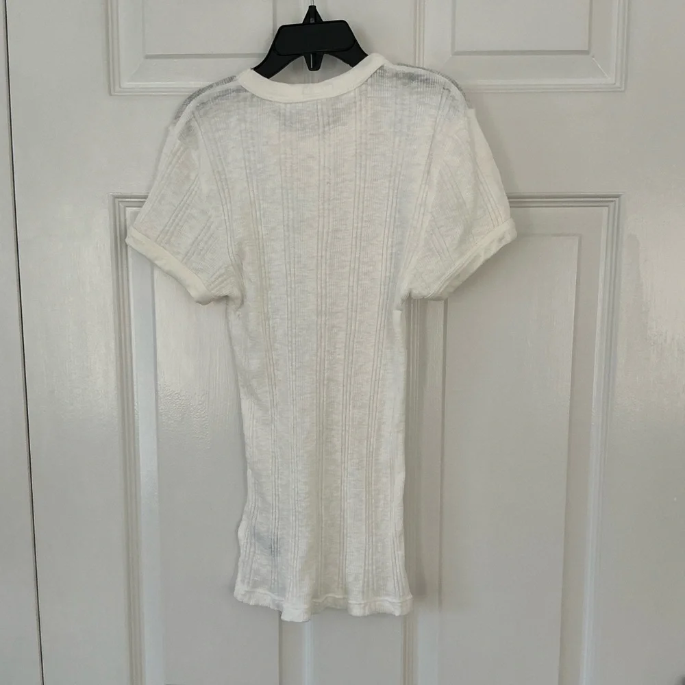 MOTHER Itty Bitty Ringer T-Shirt | Fluff | Size XS - Picture 7 of 11